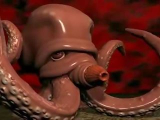 Cartoon tentacles 3D