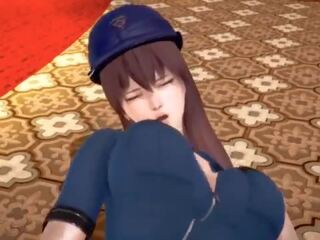 Policewoman trabalhando com amor 3d hentai 69