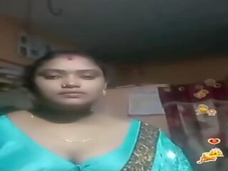 Tamil indiai nagymellű kék silky blouse él, trágár csipesz 02