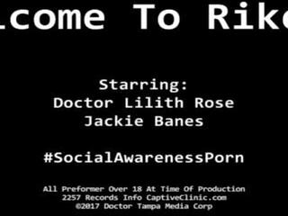 Welcome to rikers&excl; jackie banes is arrested & perawat lilith rose is about to strip search lover attitude &commat;captiveclinic&period;com