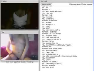 Chatroulette #92 gorgeous to trot with a perfect body masturbates