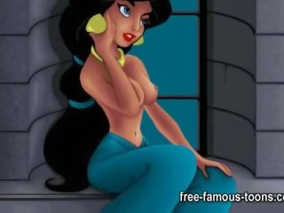Aladdin and Jasmine xxx clip parody