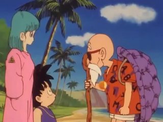 Bulma meets the ทางการแพทย์ บุคคล roshi และ vids เธอ หี