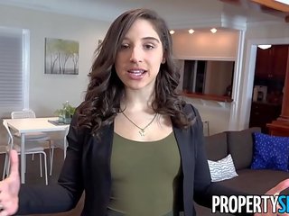 Propertysex - högskolan studenten fucks vacker röv verklig estate ombud
