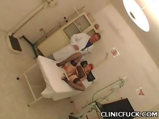 Clinic sex video Blonde Twat Eaten Out