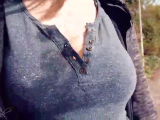 Bouncing Boobs in Shirt While Walking 2, sex film show 8f