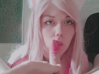 Házi kedvenc a catgirl és fed neki -val elélvezés, hd x névleges film d7 | xhamster