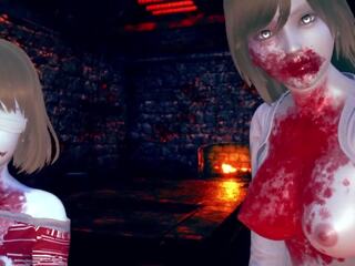 Varázslatos undead zombi lányok akar hogy eszik ön elevenen: hd szex csipesz f6