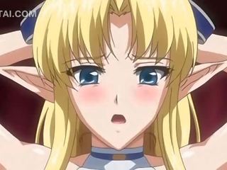 Exceptional blonde anime fairy cunt banged hardcore