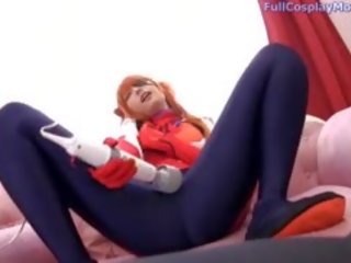 Evangelion asuka pov berpakaian menyerupai karakter seks video film blowhob