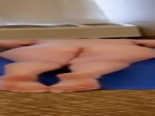 Tempting nubile vee does naked yoga&excl;