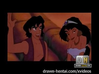 Aladdin x menovitý film šou - pláž x menovitý film s jazmín