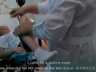 Mistress examined at a gynecologist's - stormy orgasm