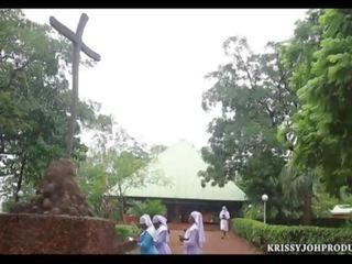 Sexo vídeo em o convent