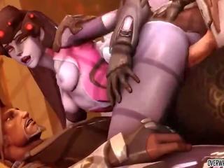 삼인조 섹스 클립 와 widowmaker 과 더 overwatch heroes