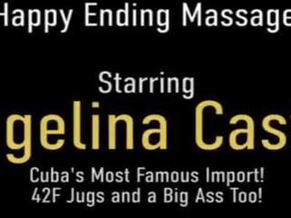 Marvelous масаж і манда fucking&excl; кубинка мед анджеліна castro отримує dicked&excl;