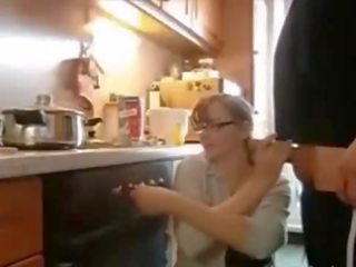 Perky Wife With Such Amazing Tits Fucking At Kitchen