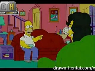 Simpsons dewasa film - seks tiga orang