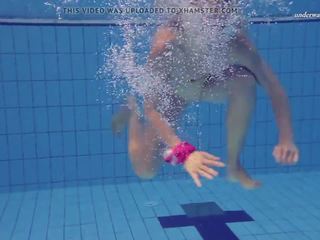 Elena proklova تحت الماء شقراء فتاة, عالية الوضوح الثلاثون قصاصة b4