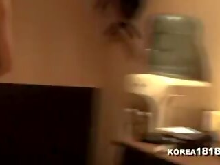 कोरियन मॉडेल बन गया है और फिर बेकार कम, xxx वीडियो बी 4